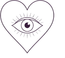 Heart with an eye